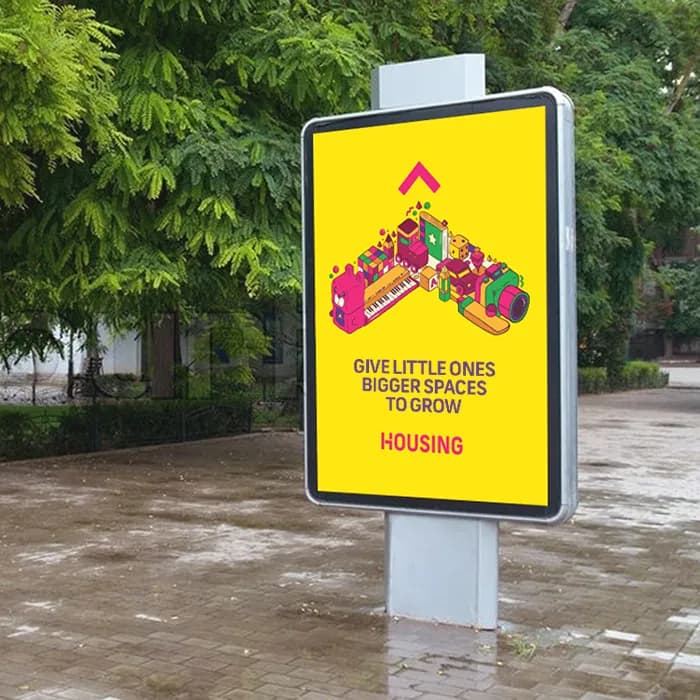 Housing.com outdoor ad: Give little ones bigger spaces to grow