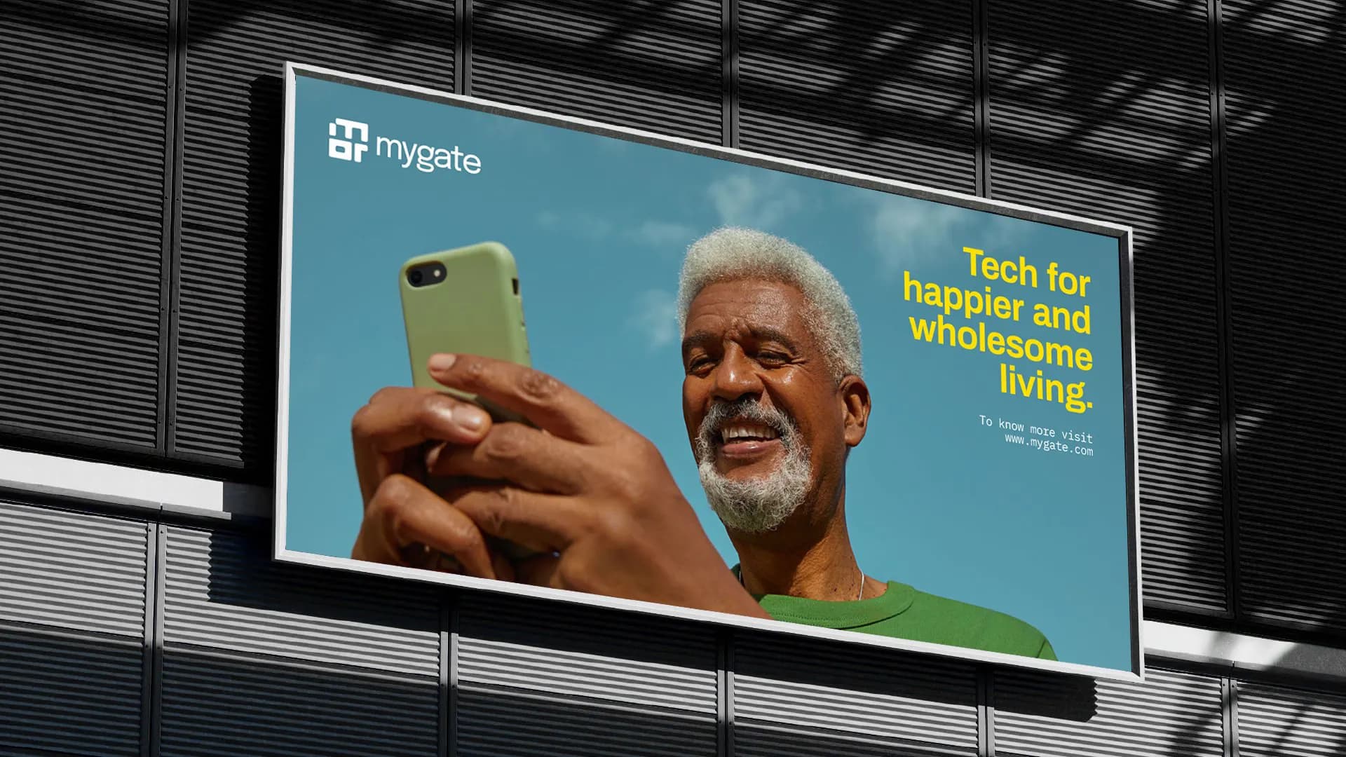 MyGate billboard: Tech for happier and wholesome living